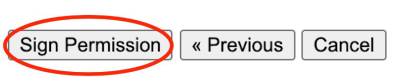 Sign Permission button